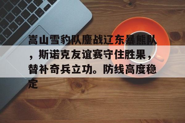 爱游戏体育-关于嵩山雪豹队鏖战辽东暴熊队，斯诺克友谊赛守住胜果，替补奇兵立功。防线高度稳定的信息